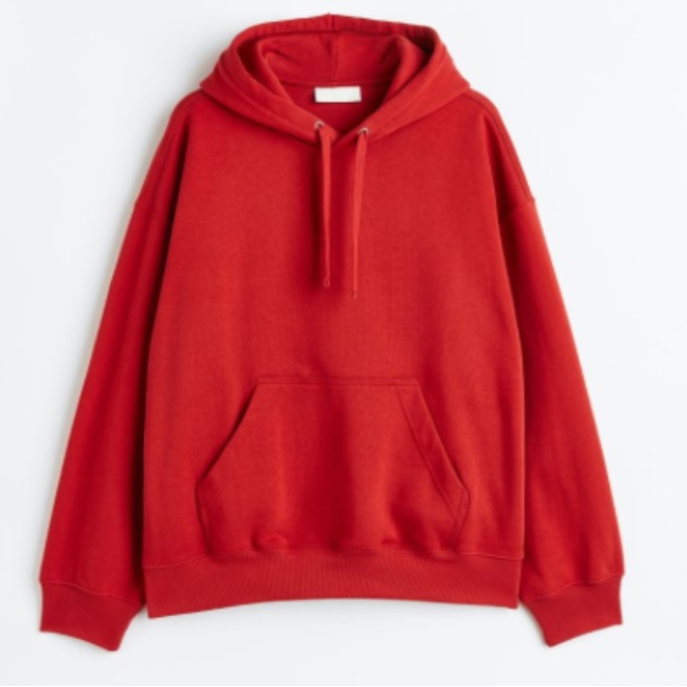 H&M Men's Hoodie - Red (Unisex)